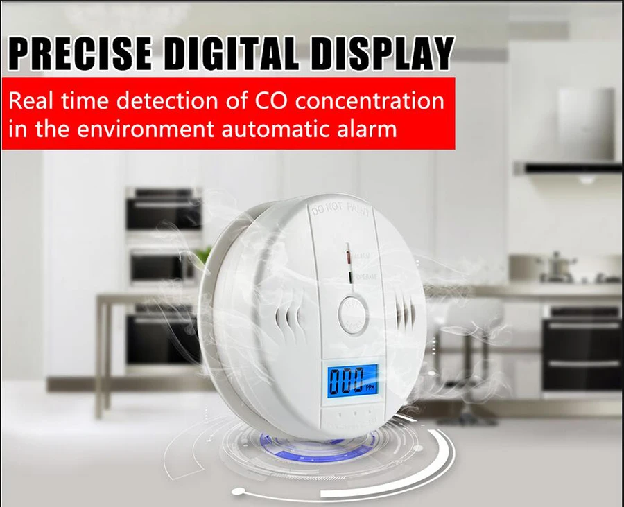 Sgooway Детектор Угарного Сенсор сигнализация детектор сигнализатор уровня окиси