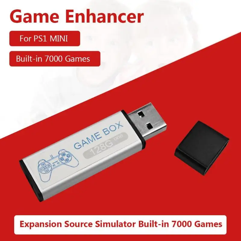 Игровой усилитель симулятор 128G встроенный блок расширения для игр PS1 Mini DN