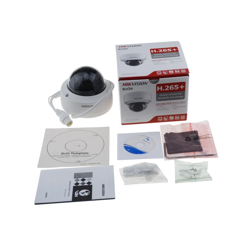 Оригинальная купольная IP камера Hikvision с интерфейсом 3D DNR POE со встроенным слотом