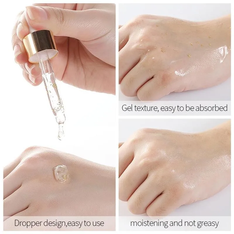 

30ml Gold Snail Essence Hyaluronic Acid Essence Vitamin Serum Anti-aging Whitening Essence Serum Anti Care Face X9S4