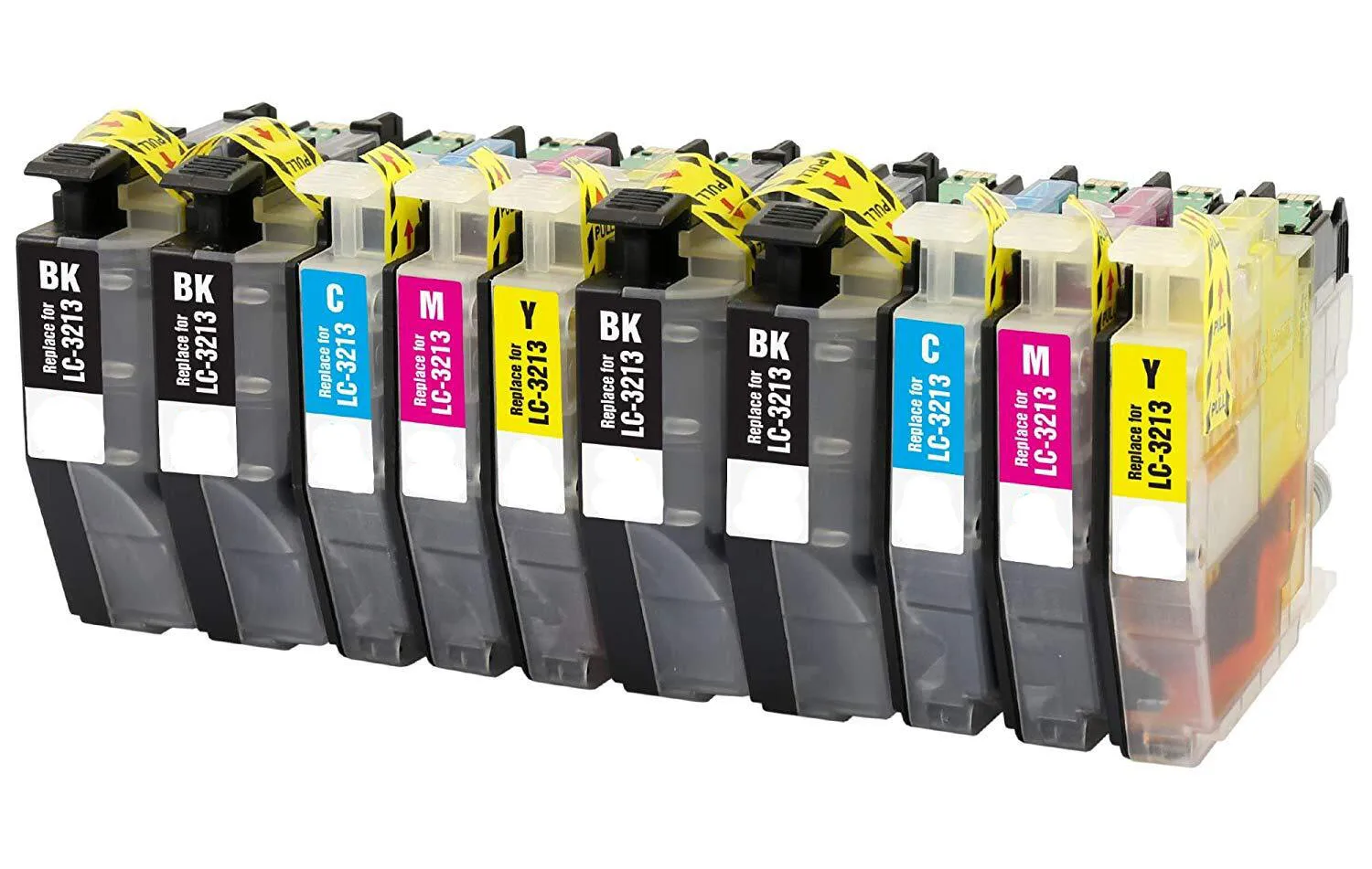 10PK LC3213 совместимый чернильный картридж для Brother DCP-J572DW/J772DW/J774DW, MFC-J491DW/J497DW/J890DW/J895DW