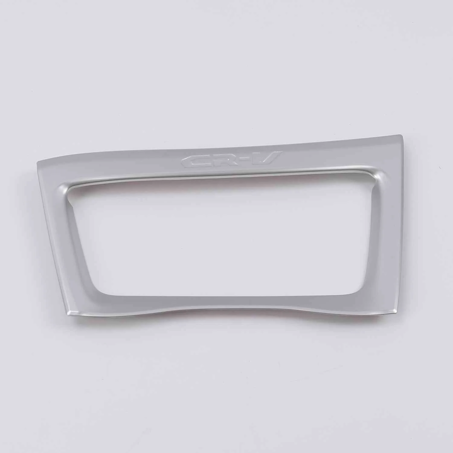 Lsrtw2017 Carbon Fiber ABS Car Dashboard GPS Navigation Screen Frame Trims for Honda CR-V 2012-2016 CRV 4 Chrome image 4
