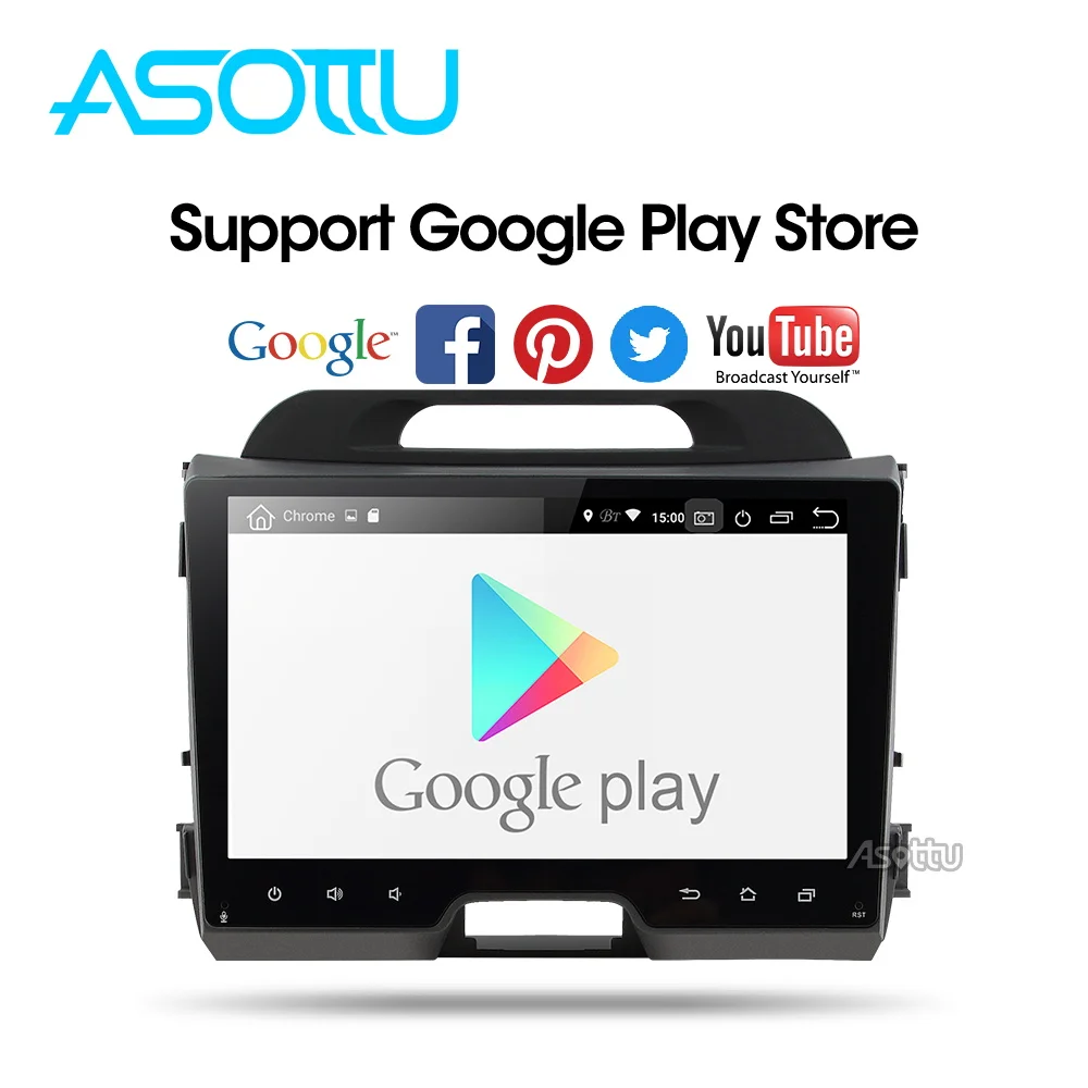 Автомобильный dvd Asottu KI302 android 9,0 px30 для KIA sportage 2011 2012 2013 головное устройство gps навигация автомобильный мультимедийный плеер