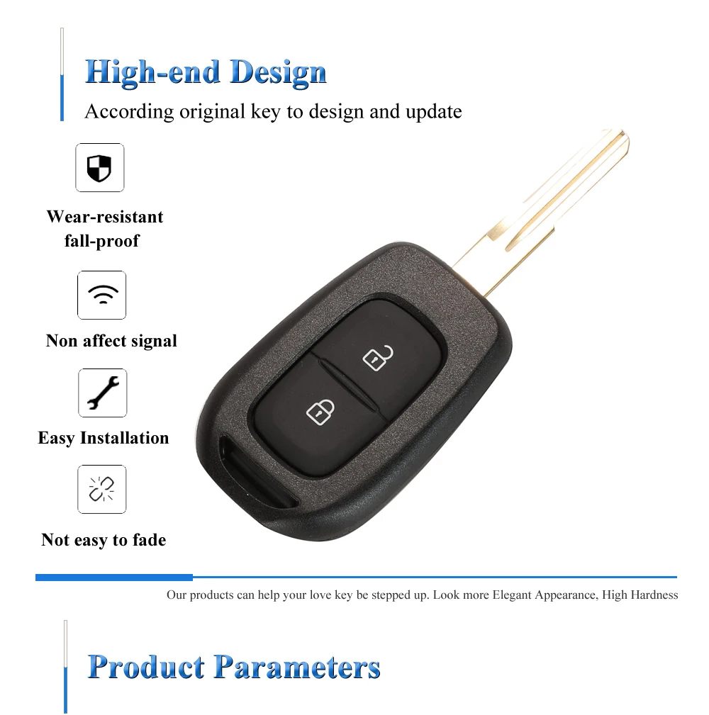Jingyuqin дистанционный ключ автомобиля 433 МГц с PCF7961M 4A чип для Renault Sandero Dacia Logan Lodgy Dokker Duster trafc Clio4 Master3