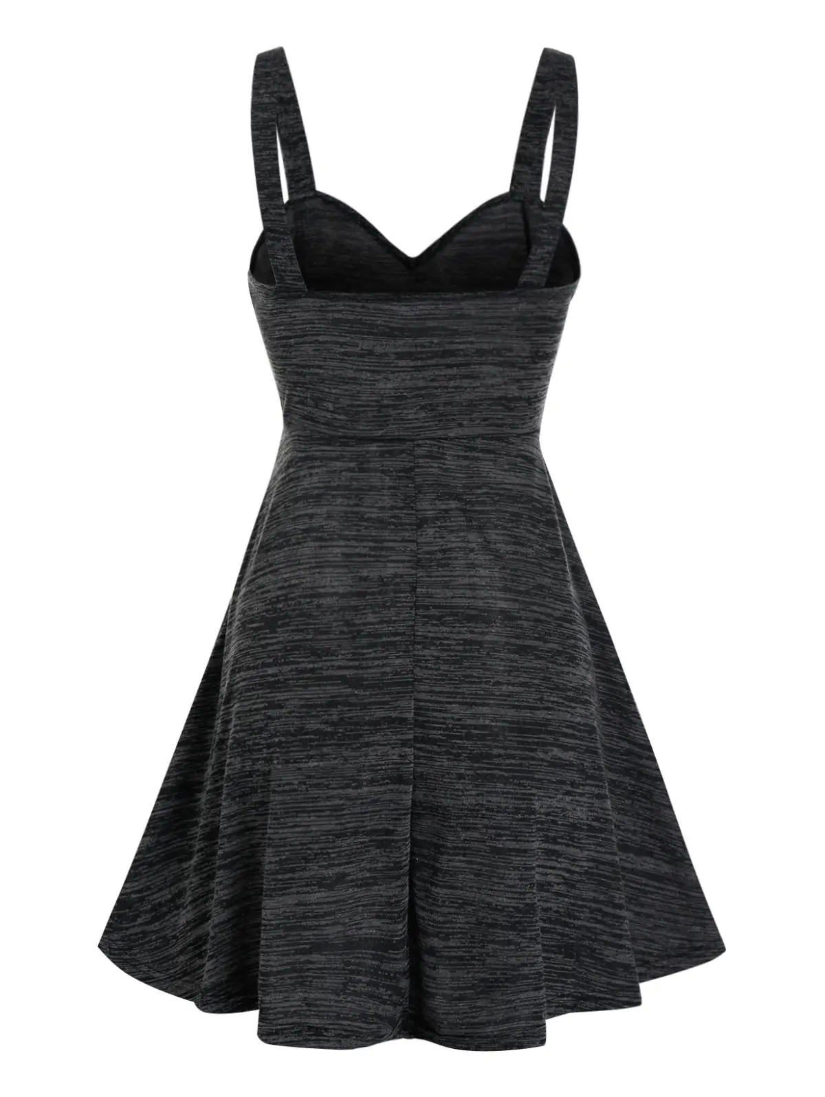 Женское платье на бретельках Space Dye однотонное без рукавов с перекрещивающимися