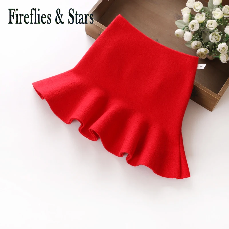 Детская трикотажная Мини-юбка с рюшами на Возраст 4-12 лет | Мать и ребенок