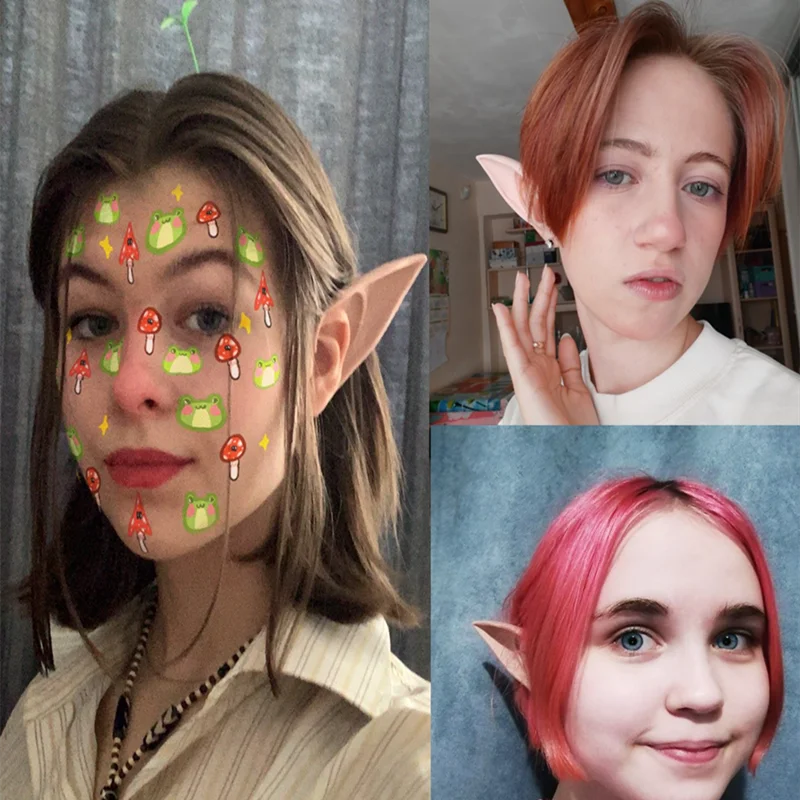 Латексные накладные уши для косплея