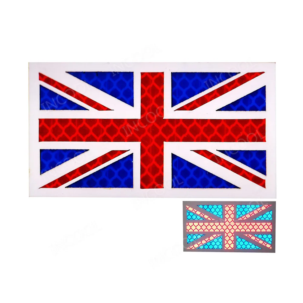 United Kingdom Flags Patches Infrared Reflective Patch Tactical Military Morale Patches Great Britain Flags Fabric IR Badges