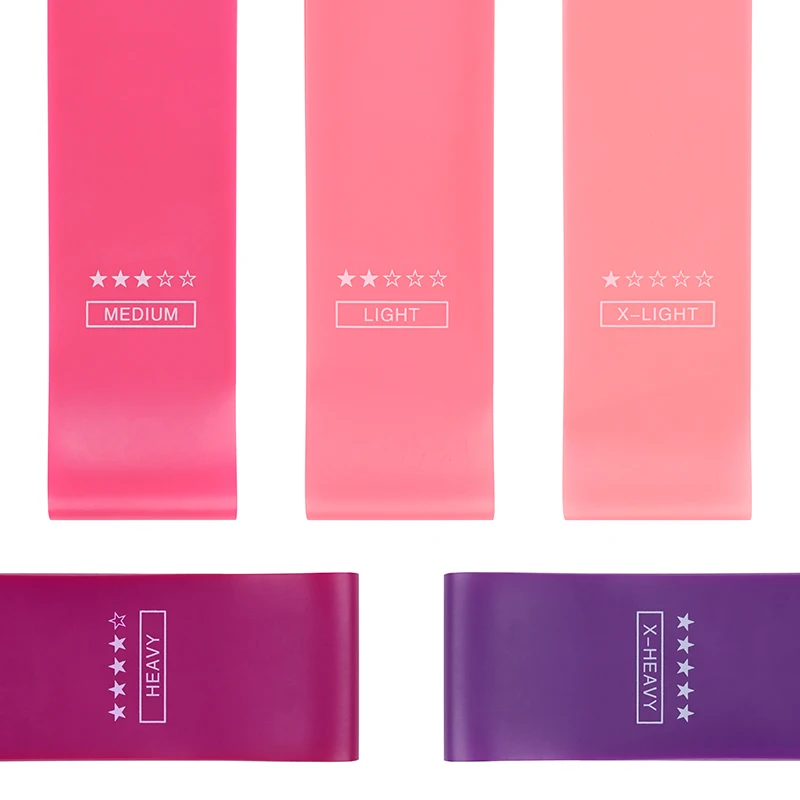 5 шт./компл. спортивные Эспандеры уровней резинки для упражнений в спортзале