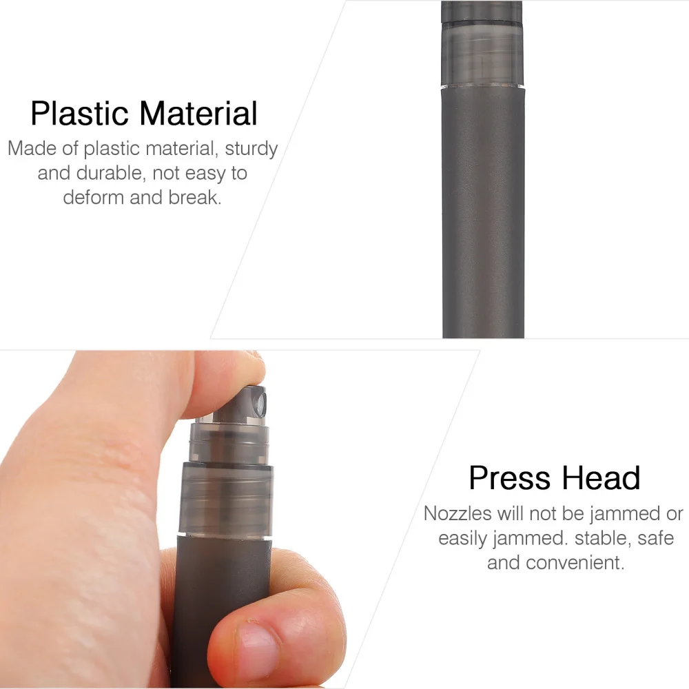 

20Pcs 10ml Mini Perfume Bottles Spray Dispenser Bottle Perfume Atomizer