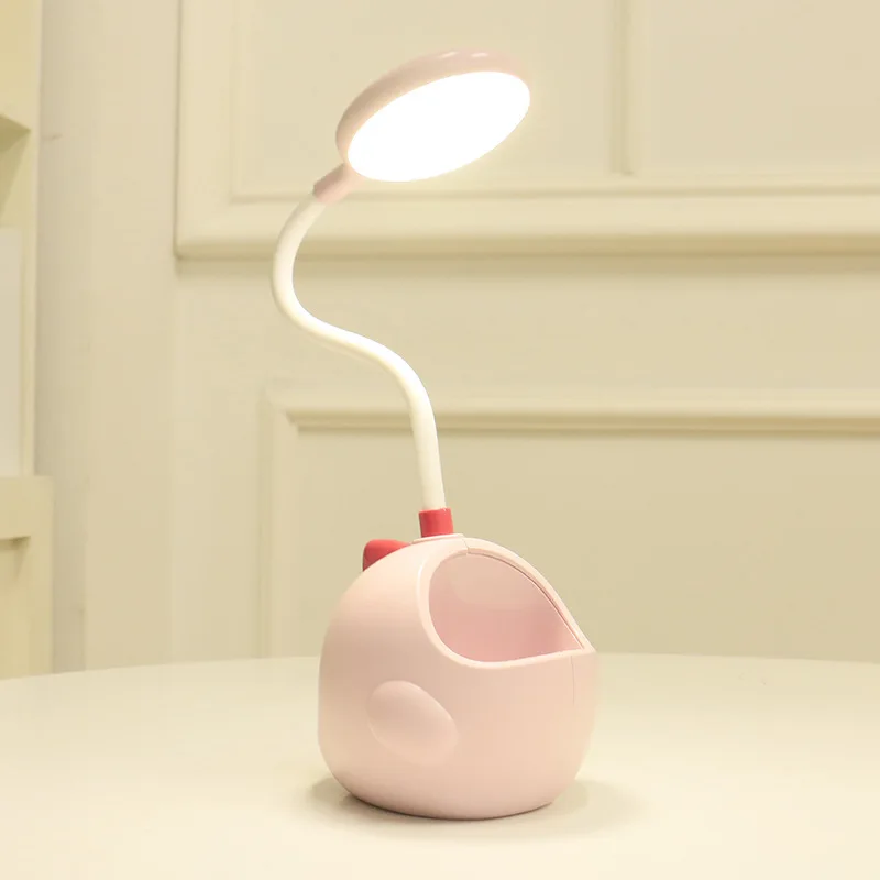 Светодиодный настольный светильник USB Перезаряжаемые Гибкая Настольная лампа с