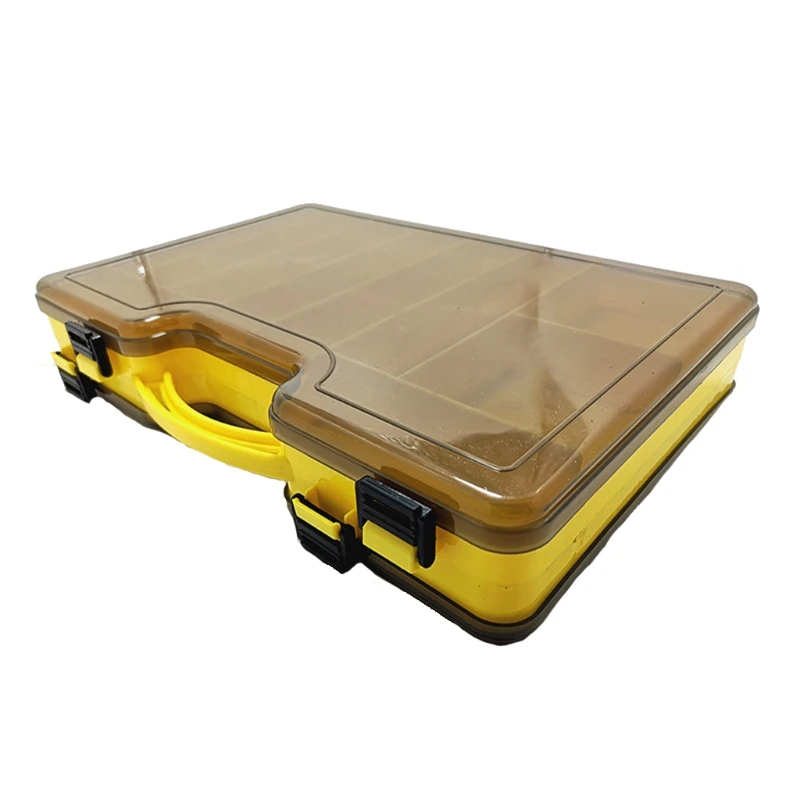 

Fishing Tackle Box Lures Storage Tray Bait Case Tool Organizer Muiti-compartment