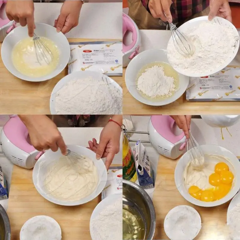 

New Stainless Steel Hand Whip Whisk Mixer Egg Beater Kitchen Cooking Tools