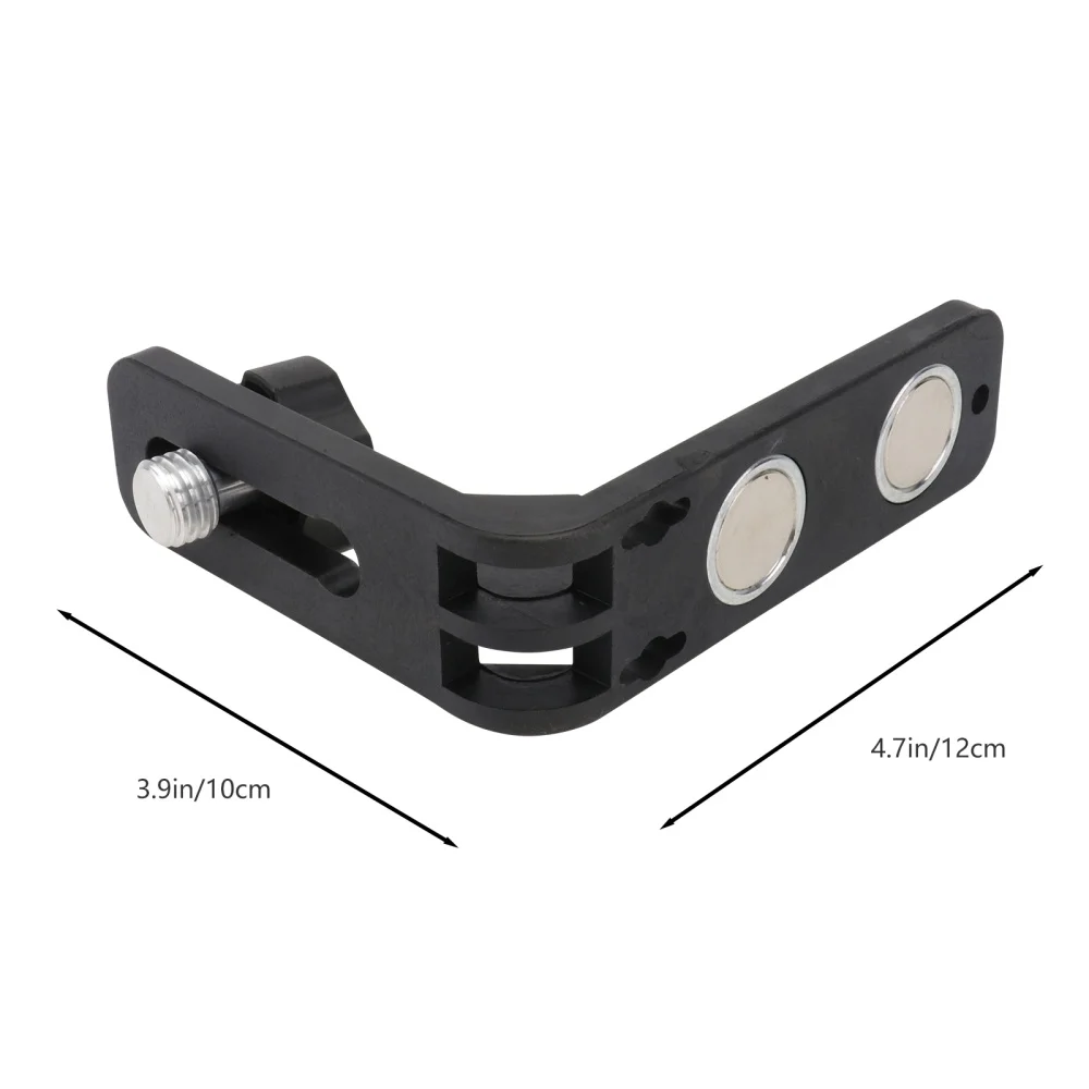 

1PC Level Meter 3D Wall Hanging Bracket L-shaped Magnet Adsorption Support