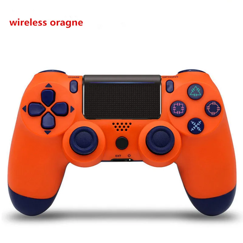 Bluetooth беспроводной игровой контроллер для PS4 контроллер подходит для playstation 4 беспроводной геймпад для playstation 4 джойстик - Цвет: ORANGE