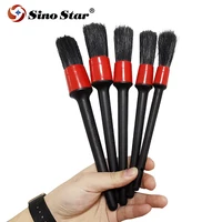 5pcs car detailing brush car exterior interior detail brush cars cleanings tools set auto detail tools dashboard cleaning brush
