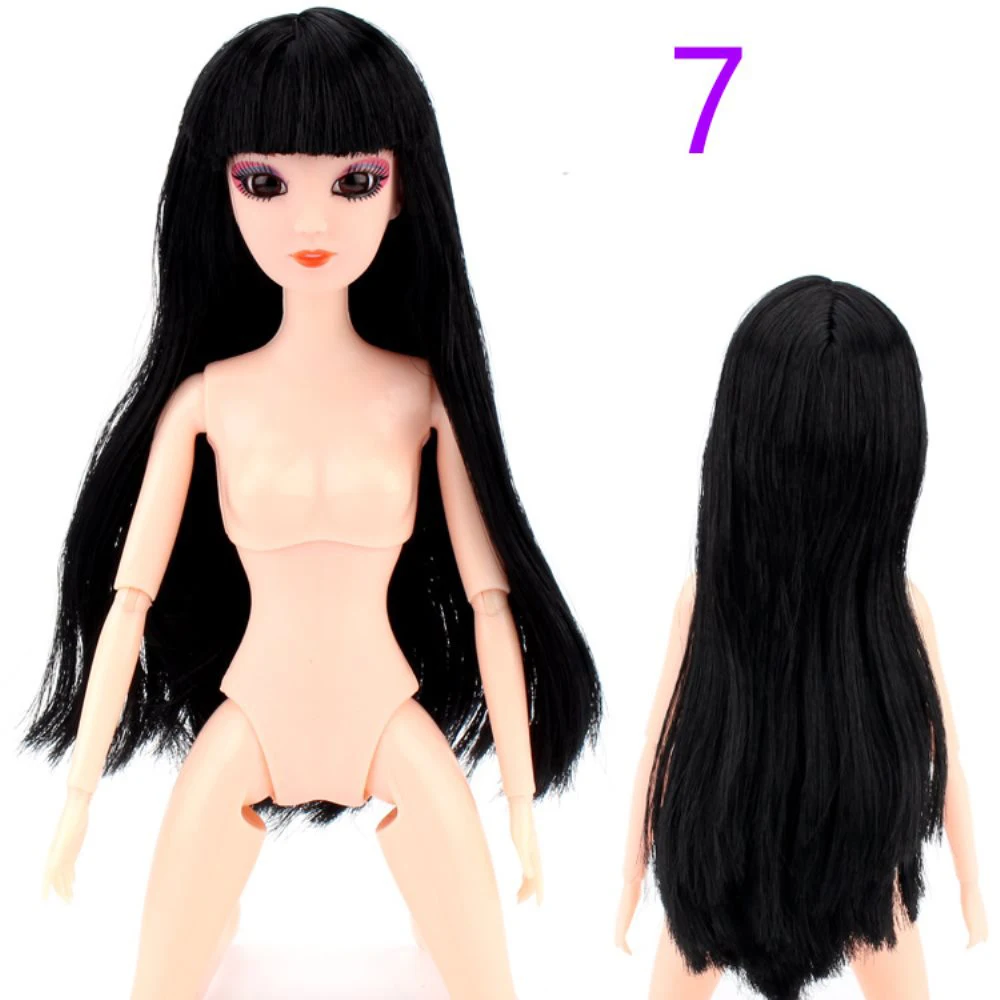 30 см Bjd куклы 12 шарнир подвижная телесная кукла с 3D глазами DIY игрушка для девочек