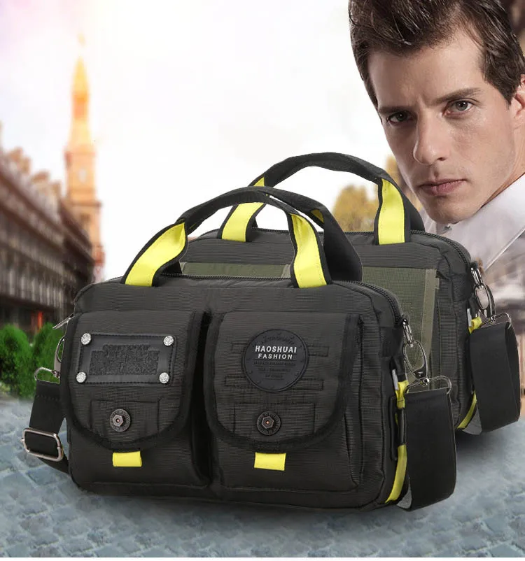 WOBAG мужская сумка высокого качества водонепроницаемая сумка на плечо Повседневная дорожная сумка через плечо портативная большая Вместительная дорожная сумка