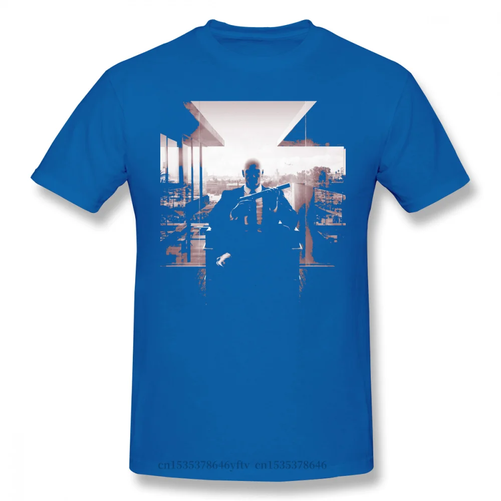 

2021 Leisure Fashion 100% cotton T-shirt New Summer Cool Hitman Assassin Agent 47 Diana Game Ofertas Men