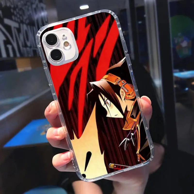 

Japan Anime Shaman King Phone Case Transparent soft For iphone 5 5s 5c se 6 6s 7 8 11 12 plus mini x xs xr pro max