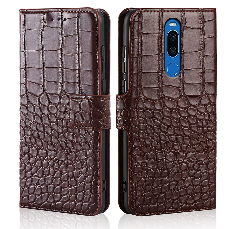 

Чехол для телефона Meizu X8 6,2 дюймов, чехол с крокодиловой текстурой, кожаный чехол-книжка для Meizu X8, чехол, Обложка