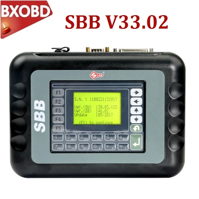 Программатор автомобильных ключей SBB V33.02 программатор с многоязычным