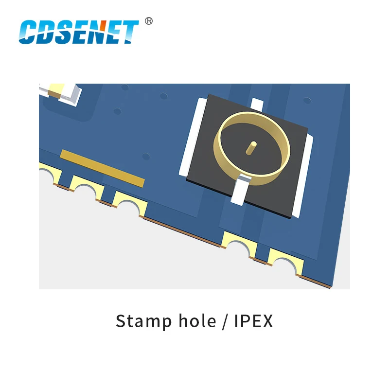 E78 400M22S1A ASR6505 LoRa модуль LoRaWAN 433 МГц SoC SX1262 STM8L152 MCU LPWAN SMD IoT трансивер IPEX|Фиксированные