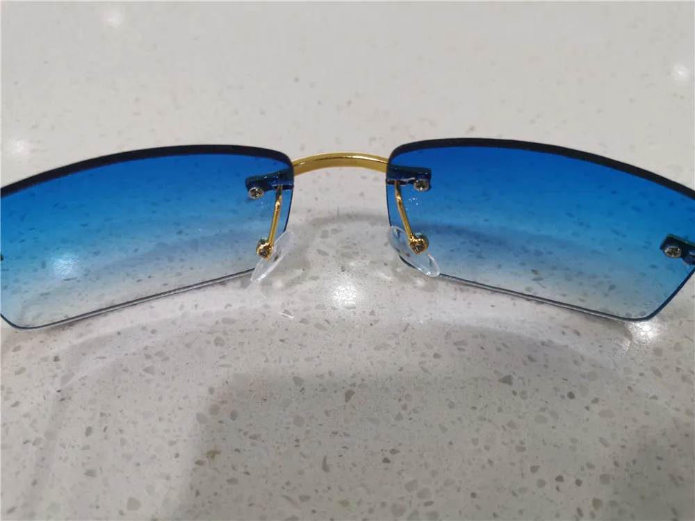 SOL DE ORO мужские и женские ретро бескаркасные солнцезащитные очки UV400 защита прямоугольные солнцезащитные очки маленькие солнцезащитные очки