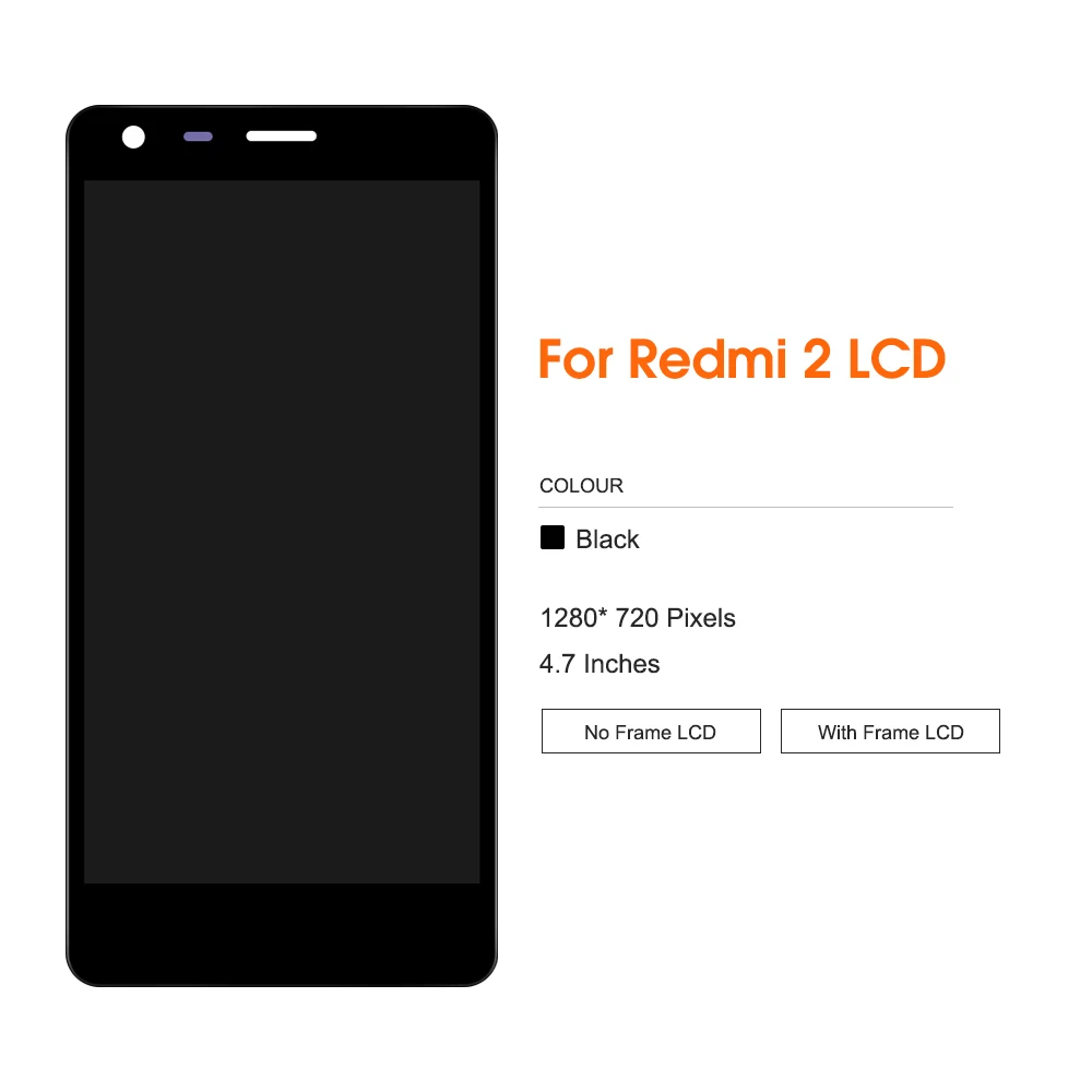 ЖК дисплей 4 7 дюйма для Xiaomi Redmi 2 сенсорный экран панель дигитайзер сборка замена