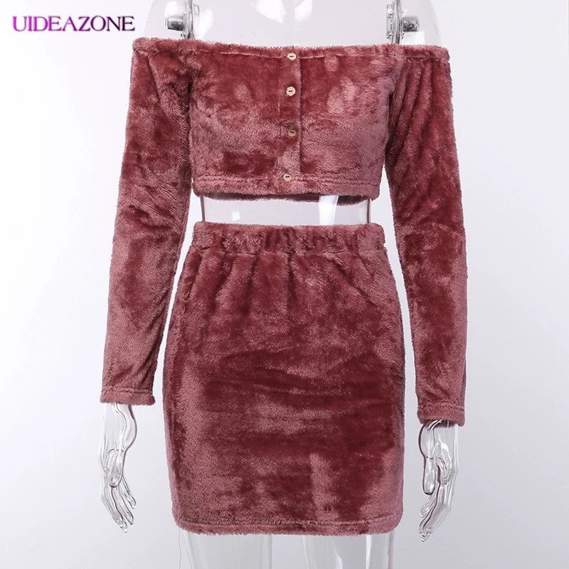 UIDEAZONE/сексуальный комплект из 2 предметов с открытыми плечами женская