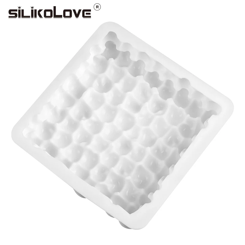 Силиконовая форма SILIKOLOVE для выпечки 3D вишни мусса жаропрочная Антипригарная
