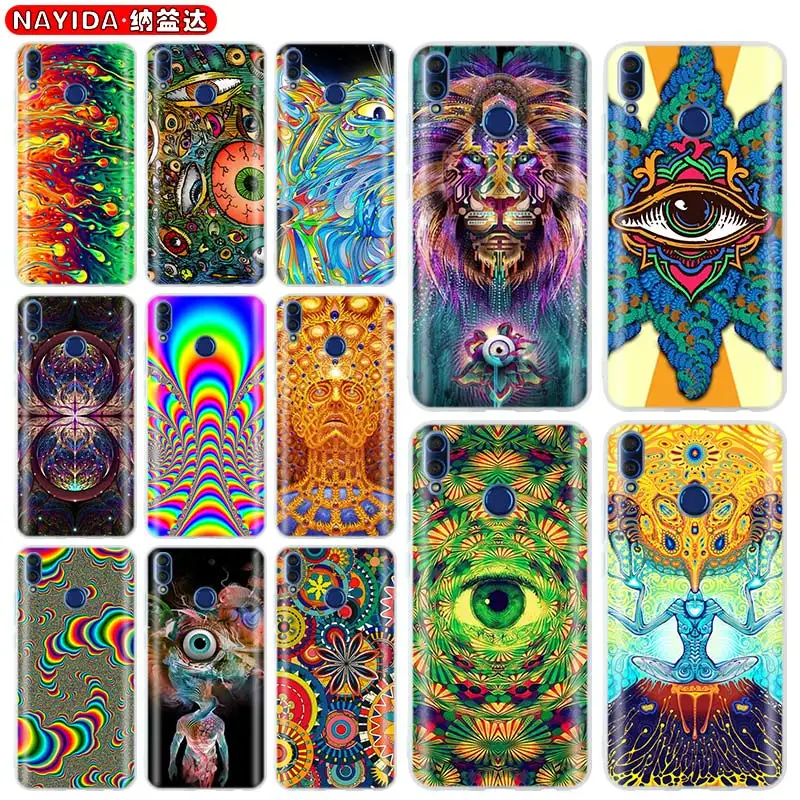

Мягкий силиконовый чехол для Huawei Honor 30, 20 Pro, 10, 9, 9X Lite, 9a, 8a, A 30s, 10i, 20i, чехлы для психоделического Триппи-арта