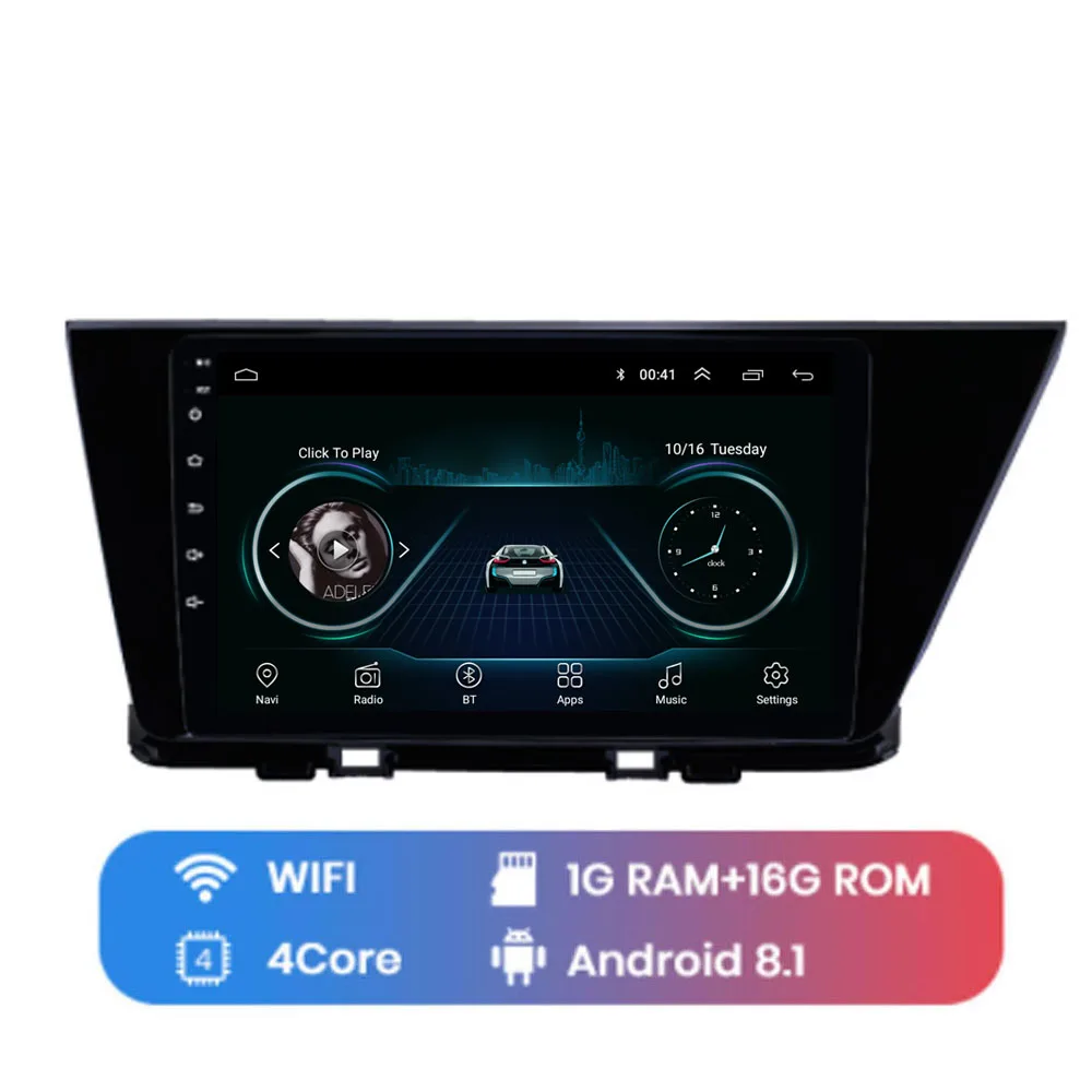 WIFI (1G 16G) " 4G LTE Android 8,1 для KIA NIRO Мультимедиа стерео автомобильный dvd-плеер навигация gps радио - Цвет: WIFI (1G 16G)