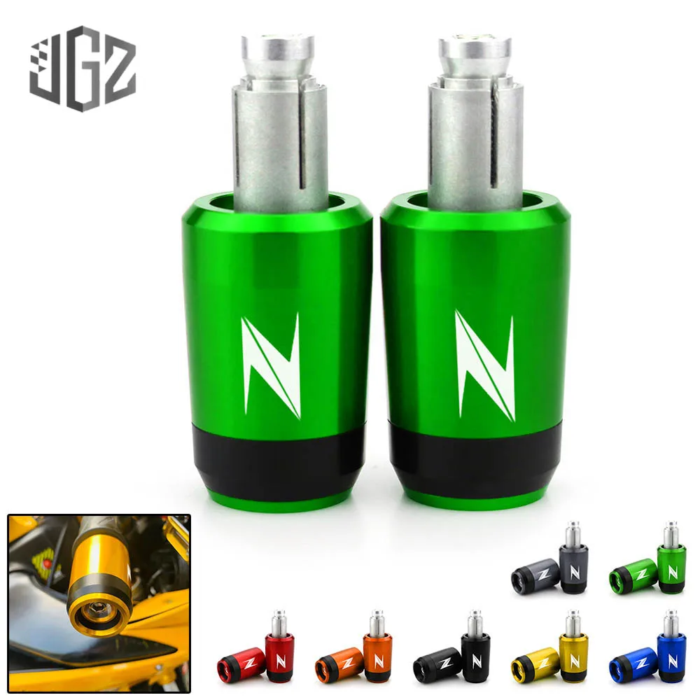 

Pair Motorcycle Balance Sliders Grips Plug CNC Aluminum Handlebar Bar Ends For Kawasaki Z750 Z800 Z900 Z1000 Z250 Z300 Z400 Z650