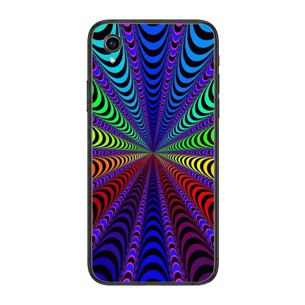 

Fashion Personality Shockproof Style Phone Cases cover For VIVO X50 30 Y97 91 93 85 83 81 79 73 V 17 15 9 S7 U3X black Cove