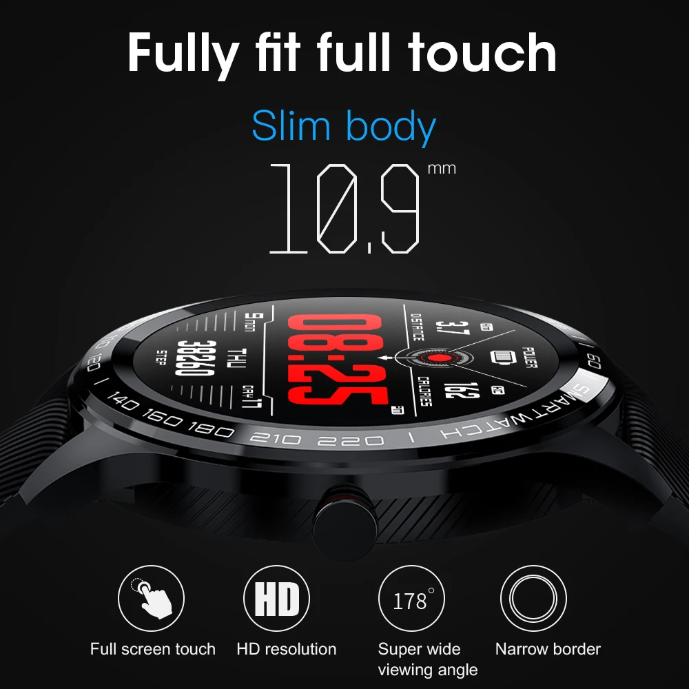 L9 smartwatch ECG Heart Rate Calls Reminder IP68 Waterproof Watch Men Full Touch Sport | Smart Watches