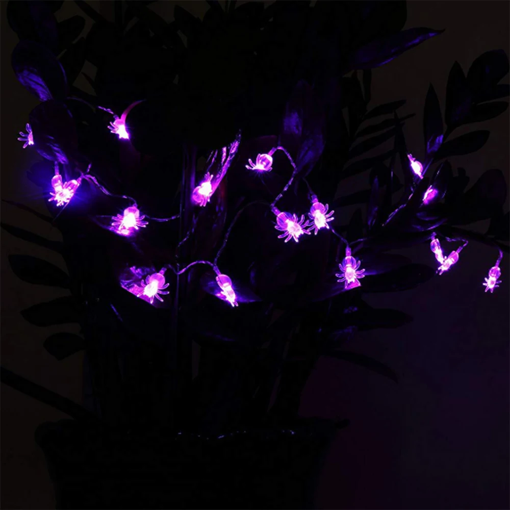 Хэллоуин паук светодиодный светильник на батарейках декоративный s ghost номер