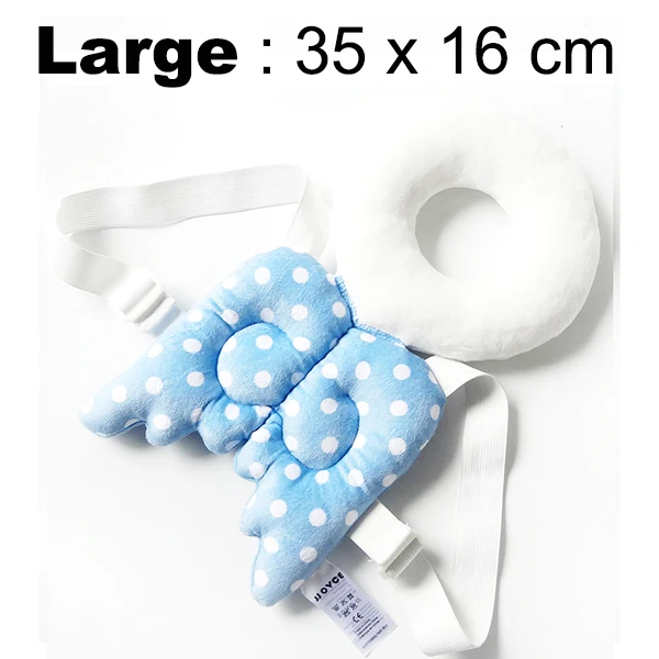 Large Blue Angel Подушка для защиты головы ребенка, подголовник для малышей, подушка для шеи ребенка, милые крылья, подушка для кормления, защита от падения, защита для ребенка t341 - Цвет: Large Blue Angel