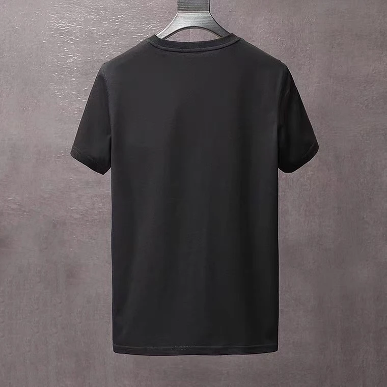 

Casual Mens T shirt Fashion Sweatshirt Print Letter O-Neck Cotton Streetwear Couple Tees 2 Styles Asian Size M-4XL