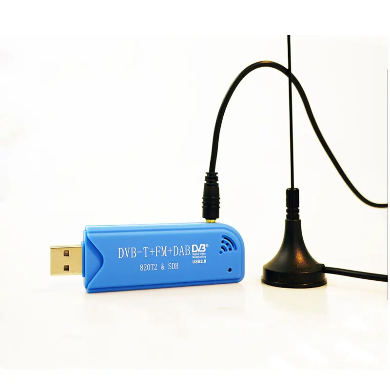 Wishcolor DVB-T Stick приемник + FM DAB 820T2 и SDR ресивер полный комплект RTL2832U R820T2 для фото |