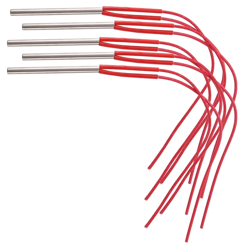 5 шт. нагревательные элементы для электрического картриджа 220 В диаметр трубки 6