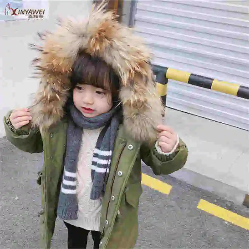 Лидер продаж 100% года модное зимнее пальто с воротником из натурального меха