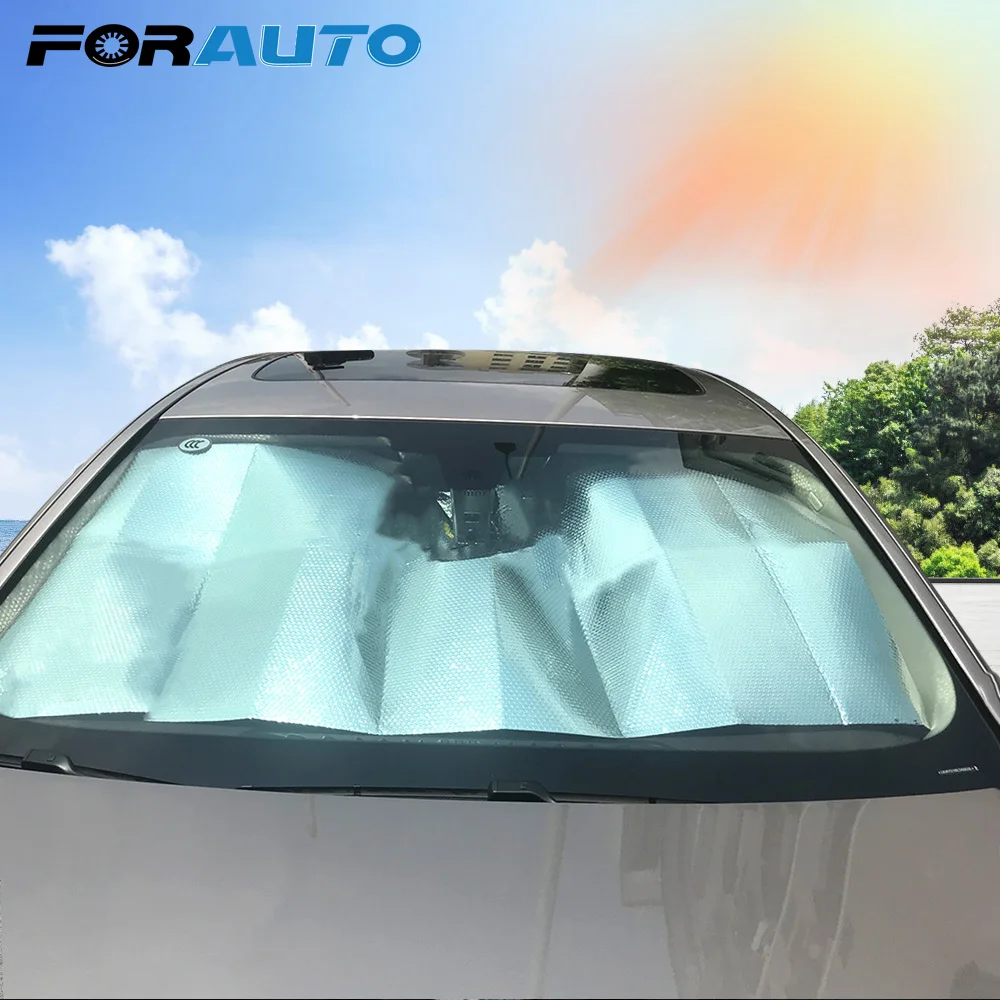 

Переднее окно автомобиля Солнцезащитная крышка Солнцезащитный блок Крышка Складная оконная пленка анти-УФ автомобильный оконный тент уни...