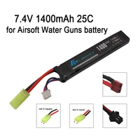 7 4v lipo battery for airsoft 7 4v 1400mah 25c mini airsoft guns battery rc model lipo battery