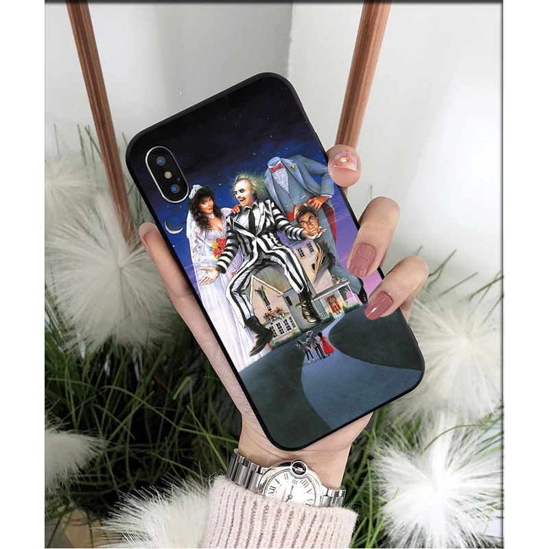 Мягкий силиконовый чехол Yinuoda Beetlejuice из ТПУ для iPhone 6S 6plus 7 7plus 8 8Plus X Xs MAX 5 5S XR 11 11pro