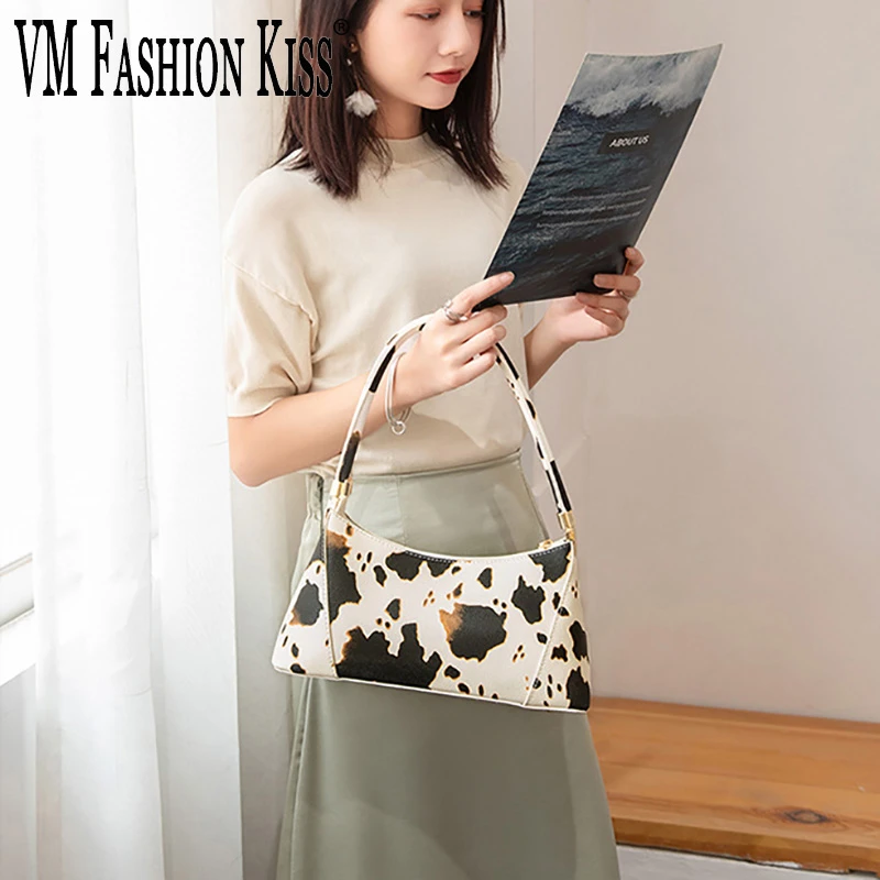 Сумки для женщин 2020 Сумка с принтом молочной коровы женская маленькая сумочка
