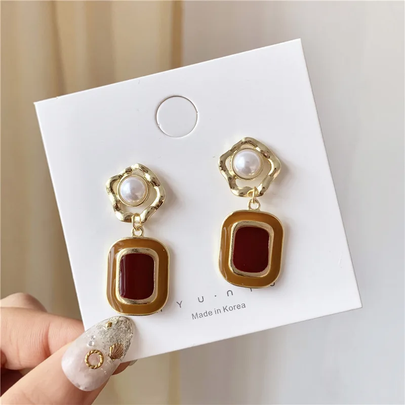 Чувство стиля восстанавливающие древние путь серьги в стиле барокко для пожилых