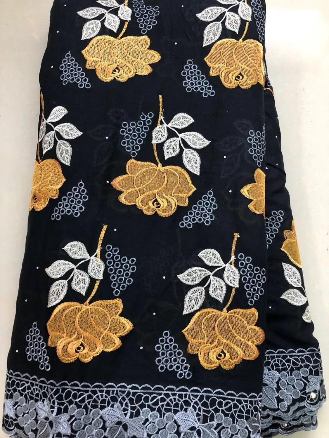 Швейцарская вуаль хлопок кружевная ткань 2019 африканская швейцарская