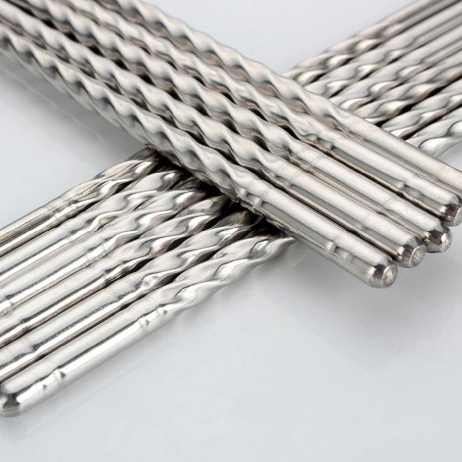 1 пара палочек для еды из нержавеющей стали китайские синие и белые фарфоровые