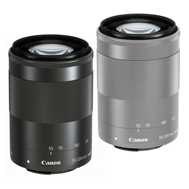 

USED Canon EF-M 55-200mm f/4.5-6.3 IS STM SLR digital camera lens Includes UV lens and lens cap